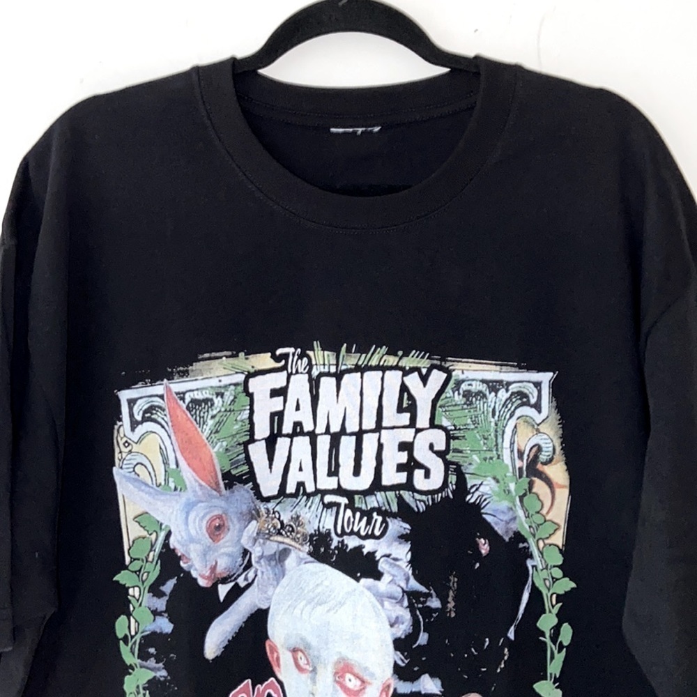 Korn Custom Made Band Merch Tee ‘the family values tour’ NWT UNI Sample Sale XL﻿ - Picture 3 of 6